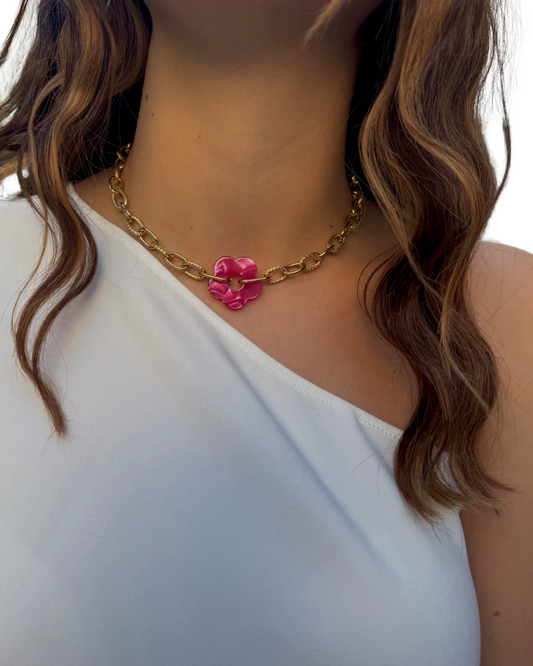 Collier Flora Rose
