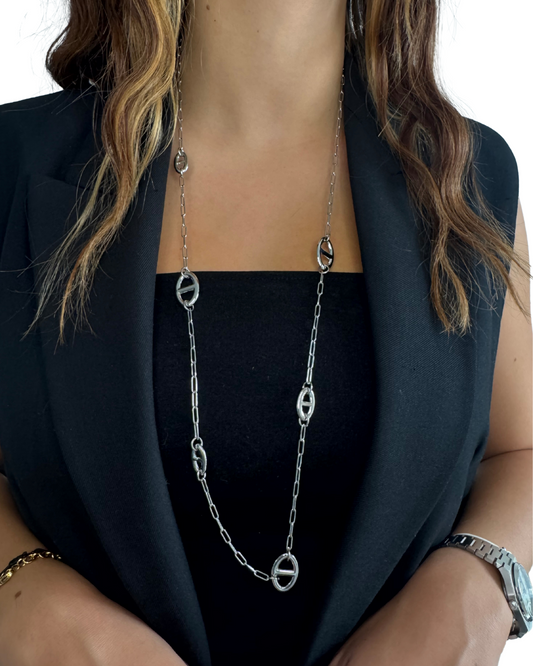 Sautoir Paola Argenté